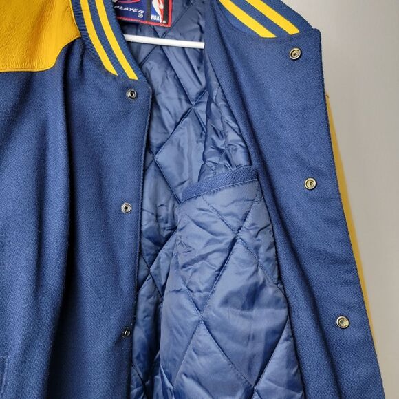 Indiana Pacers Vintage Y2K Pro Player NBA Varsity Bomber Jacket Wool Blend Large - Picture 7 of 15